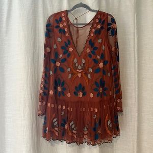 Free people embroidered dress